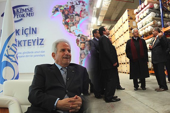 Nebil Maruf, Palestinian Ambassador to Ankara, visits Kimse Yok Mu headquarters.