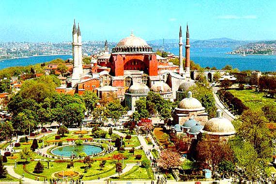 Hagia Sophia is a former Orthodox patriarchal basilica, later a mosque, and now a museum in Istanbul, Turkey.