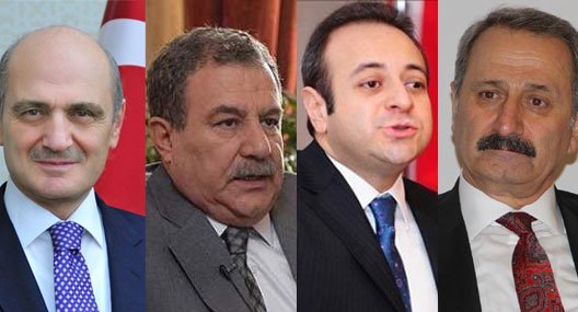 Turkish ministers, whose sons were detained as part of the corruption probe.