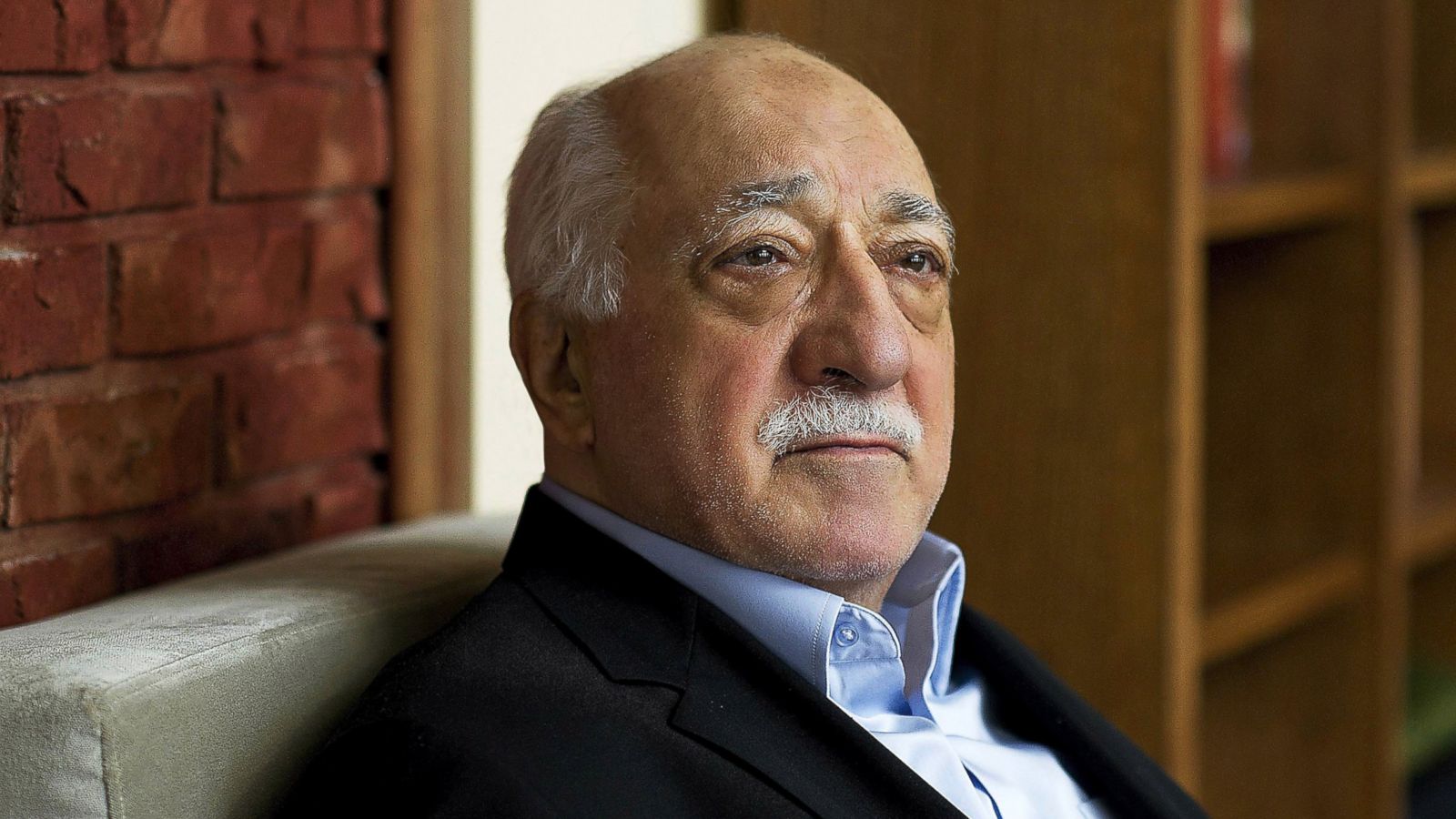 Turkish Islamic preacher Fethullah Gulen is pictured at his residence in Saylorsburg, Pa. Gulen is charged in Turkey with plotting to overthrow the government in a case his supporters call politically motivated. (AP Photo/Selahattin Sevi)