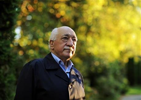 In this Sept. 24, 2013 file photo, Turkish Islamic preacher Fethullah Gulen is pictured at his residence in Saylorsburg, Pa. A lawyer for the Turkish government, Robert Amsterdam, said that 